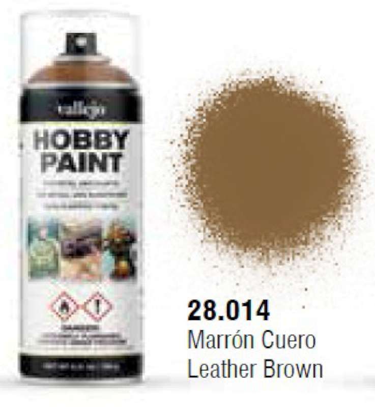 Leather Brown Fantasy Solvent-Based Acrylic Paint 400ml Spray