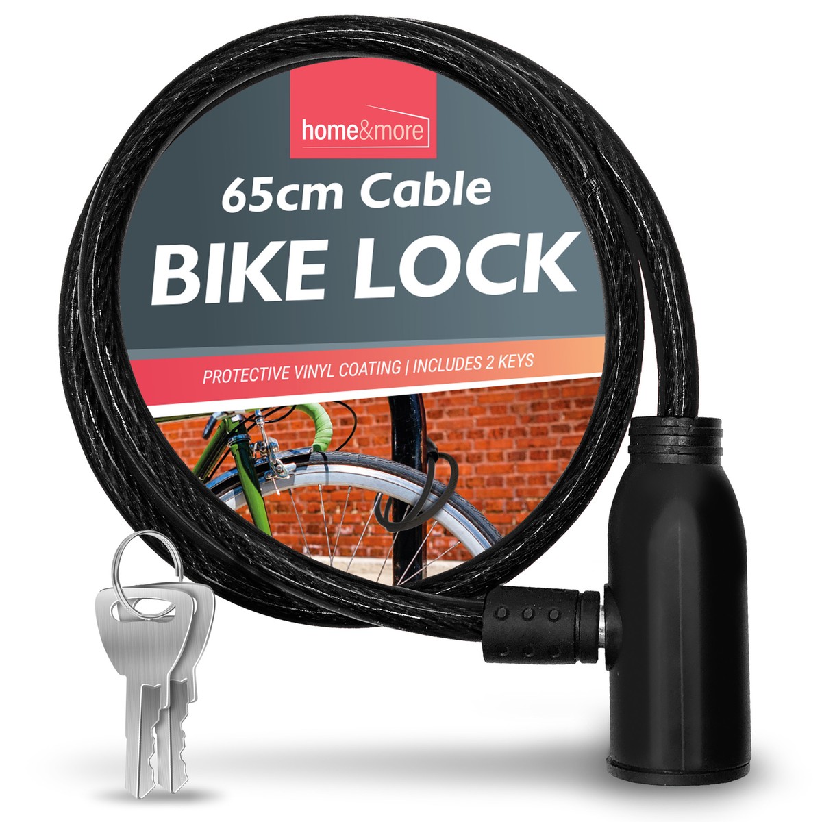 Braided Steel Cable Bike Lock Cable Home Depot Bike Chain Lock