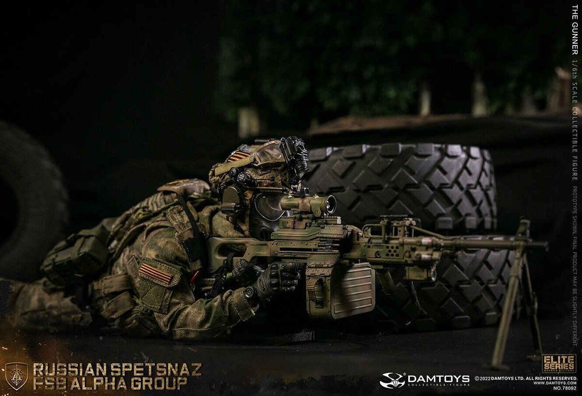 DAMTOYS 78092 RUSSIAN SPETSNAZ FSB ALPHA GROUP Machine