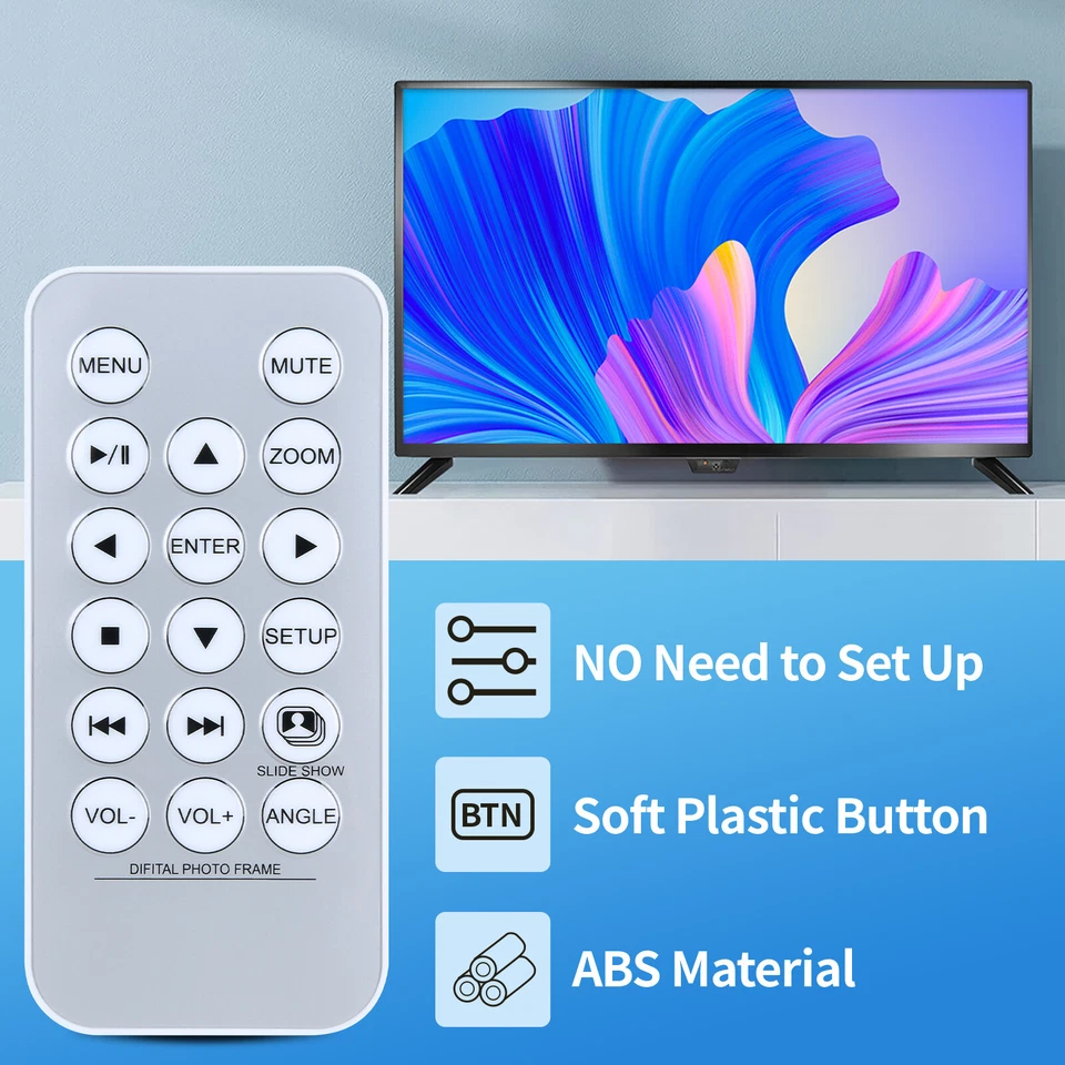 Replace Remote Control For COBY DP887 DP888 DP847 DP772 DP882 DP767 DP559 DP1048 - Image 3 of 4