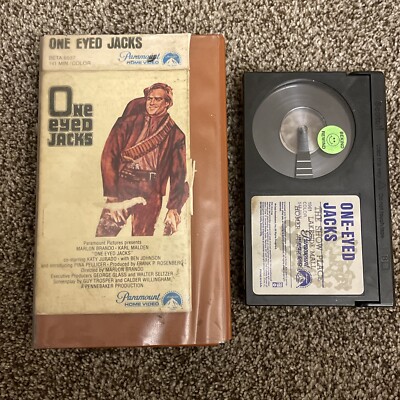 Betamax Tape  NOT VHS  One Eyed Jacks Marlon Brando VERY RARE BETA
