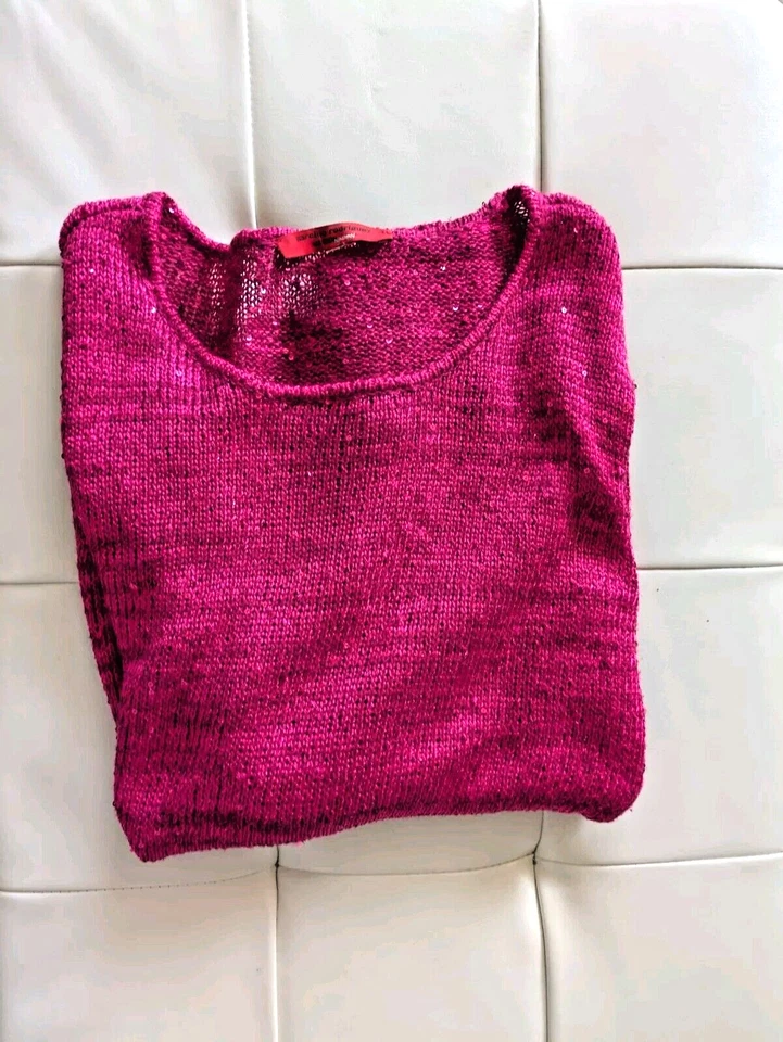 Свитер с блестками Narciso Rodriguez Design Nation Pink Berry - Изображение 3 из 4