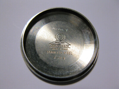 Vintage Rodania Aquaseal 333 Compressor Watch Case Back