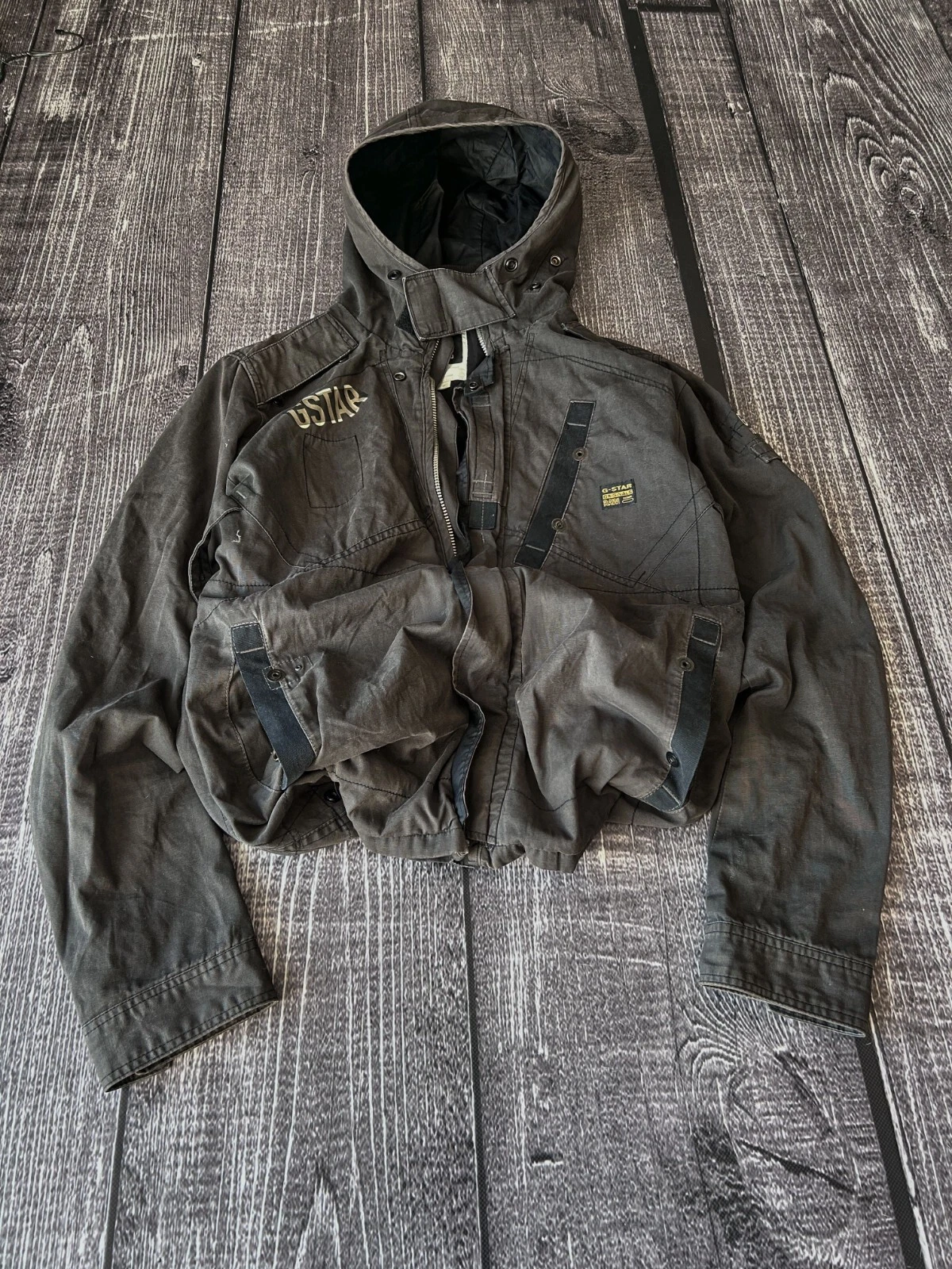 VTG Japanese Avant Garde If Six Was Nine Balenciaga Style Jacket Hood 90s Y2K