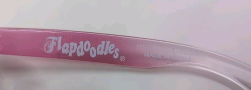 Flapdoodles Pink 80's Sunglasses Vintaage Smaller size Rare UV Protection - Picture 7 of 7