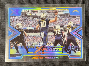 Justin Herbert 2022 Panini Xr Football X-Ploits Acetate Case Hit SSP Chargers