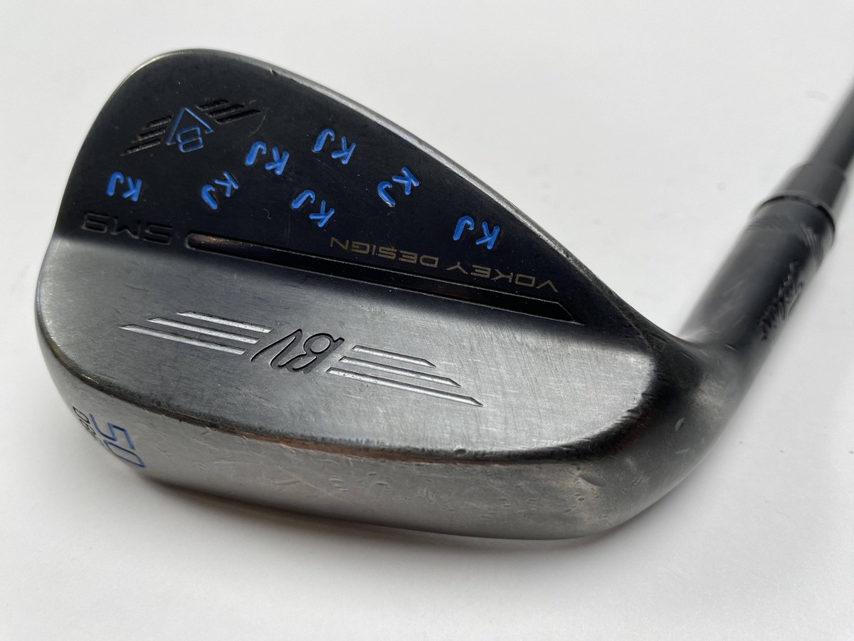 Titleist Vokey SM9 Custom Jet Black Gap Wedge GW 50* 8F 6.5 Titleist Vokey SM9 Custom Jet Black Gap Wedge GW 50* 8F 6.5