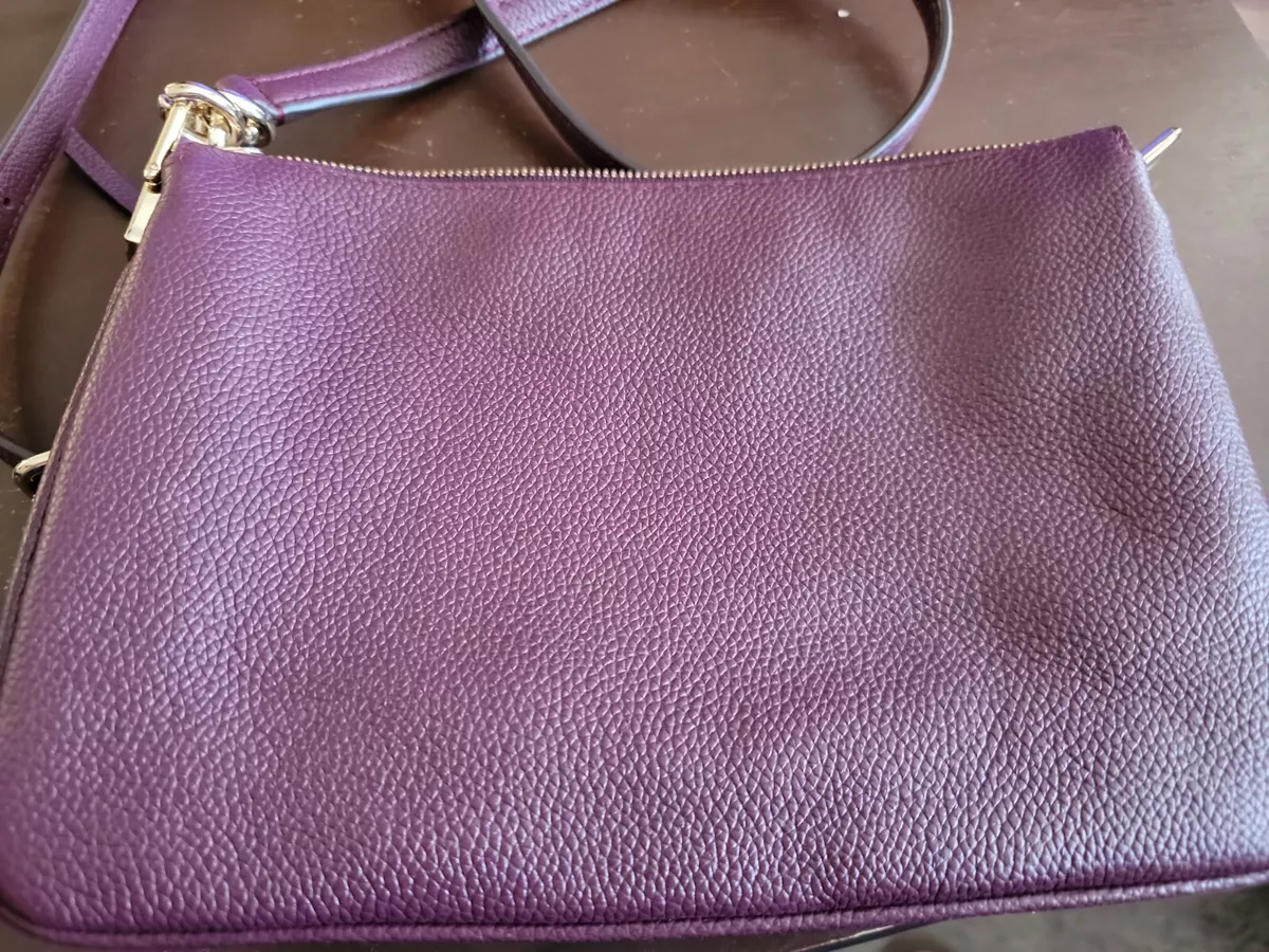 KATE SPADE BURGUNDY CROSS BODY HANDBAG