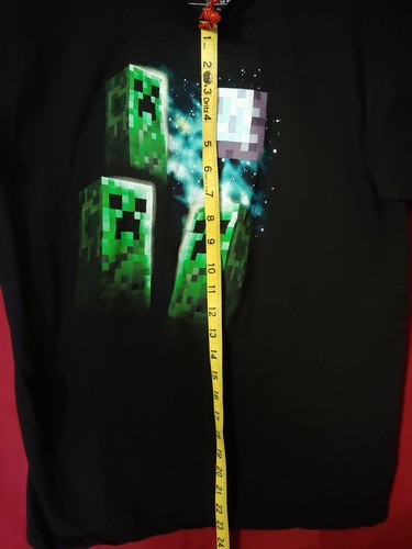 Camiseta Mojang JInx Minecraft Mediana M Manga Corta Creeperx3 Jinx Negra - Imagen 4 de 10