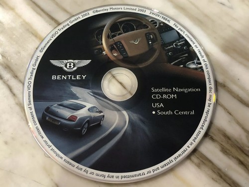 2004 2005 2006 BENTLEY CONTINENTAL GT COUPE NAVIGATION CD COVERS SOUTH CENTRAL - Picture 10 of 12