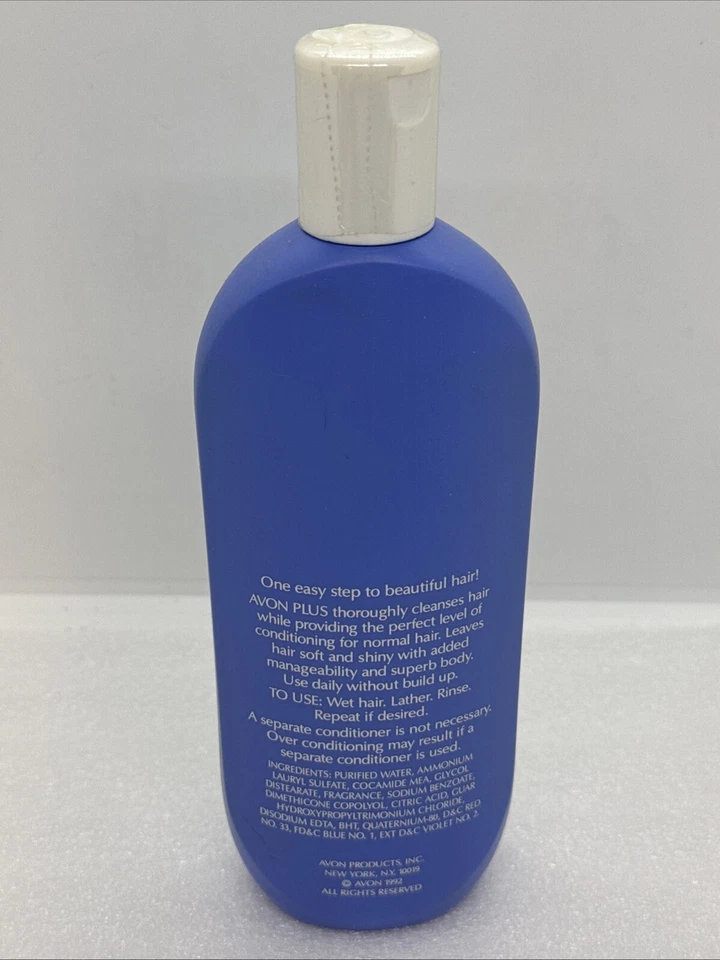 Champú y acondicionador Avon PLUS en uno 1 luz acondicionador 12 fl oz nuevo nuevo en stock Foto 4 de 4