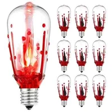 Halloween Replacement Bulbs Halloween Flicker Flame Light Bulbs St40 Blood Drop