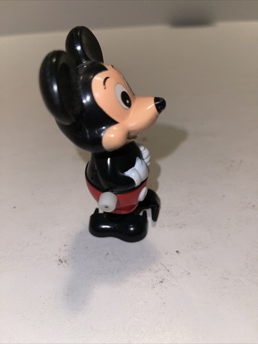 Mickey Mouse Wind Up Toy Vintage Walking Tomy Walt Disney Productions - Picture 5 of 7