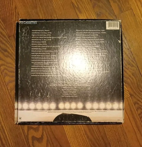 VTG BRUCE SPRINGSTEEN & THE STREET BAND "Live / 1975-85" Cassettes (2of3) Box - Picture 7 of 7