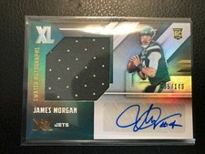 2020 Panin XR Rookie Swatch Auto XL James Morgan RC ROOKIE JETS JERSEY
