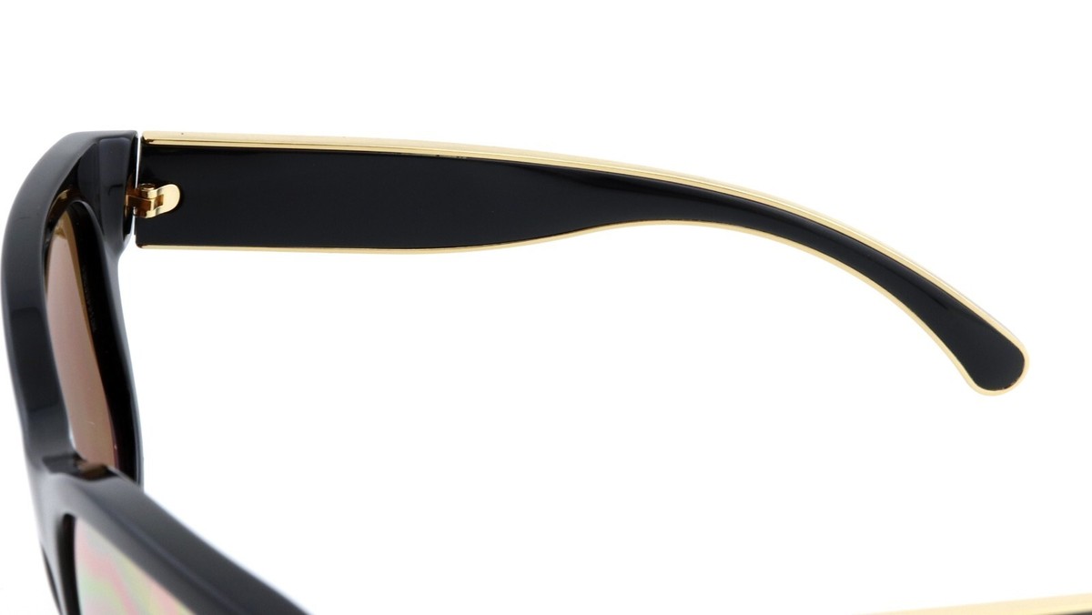 CHANEL CH 5270 622/S9 57mm Black Gold Oversized Mirror