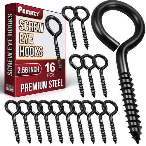 6 Inch Heavy Duty Screw Eyes Hooks ,4Pcs Self | Ubuy
