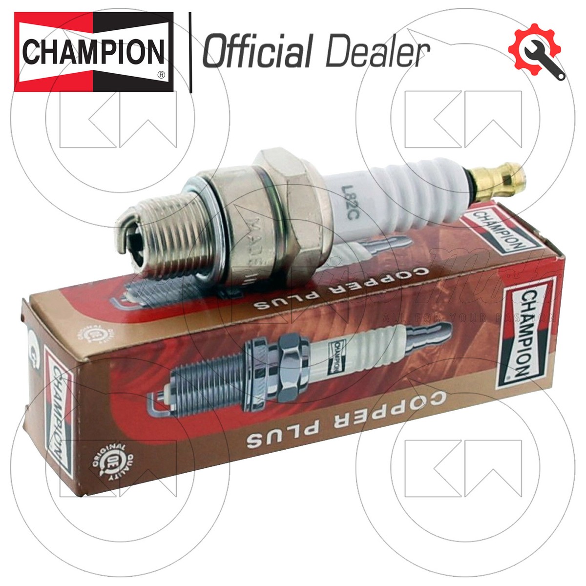 CANDELA PASSO CORTO ORIGINALE CHAMPION L82C PIAGGIO VESPA PK S PRIMAVERA 75