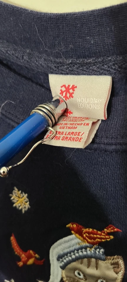 Sudadera Gato Invierno Navidad Ediciones Vacaciones XL Foto 2 de 3