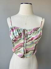 LA Hearts Womens Size M Corset Bustier Top