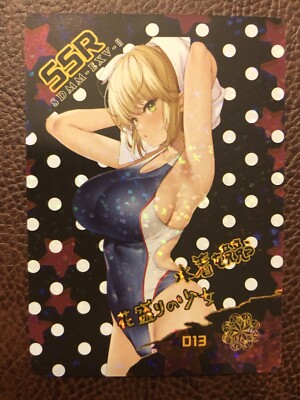 EXV Goddess Story Waifu SSR Card Anime Doujin SSR-013 Swimsuit Girl