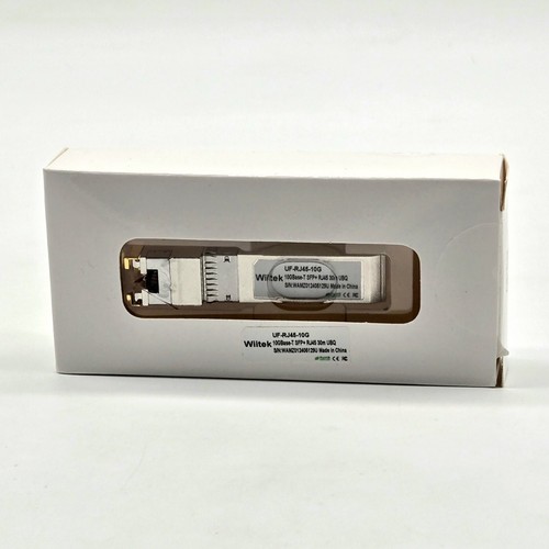 Wiitek UF-RJ45-10G Compatible 10GBASE-T SFP+ RJ-45 30m Transceiver-8941