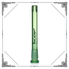 Downstem For Bong 5.5" Overall Length  Downstem 14mm  Green Phoenix Star 5.5"