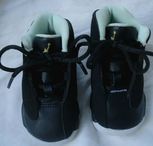 jordan retro 13 toddler black