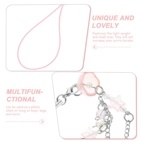 Mobilfunkkette Qualle Tassel Handyanhänger Zum Aufhängen Handy-Lanyard-Anhänger - Zdjęcie 5 z 12