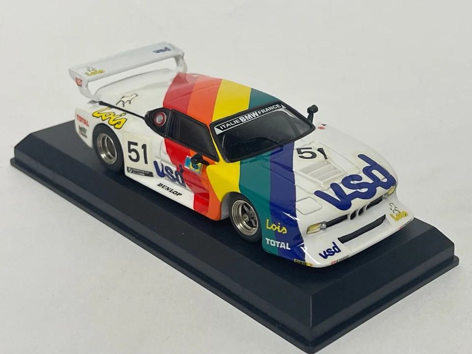 1/43 Mini Racing Model BMW M1 Gr 5 V.S.D. Car #51 1981 24 Le Mans TR157 - Image 4 of 4