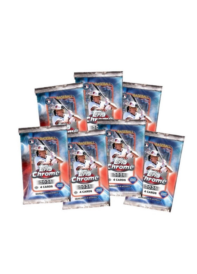 2024 Topps MLB Chrome Update Series Baseball Trading Card Mega Box