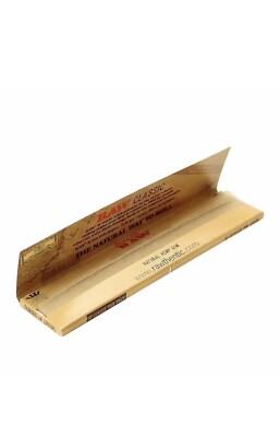 4 x RAW Classic Natural Unraffiniert Rizla Blättchen Slim 110mm King Size