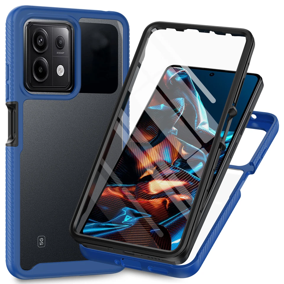 Full Cover Shockproof Non-Slip Armor 360°  Case For Xiaomi Redmi Note 13 Pro 5G - Image 4 of 4