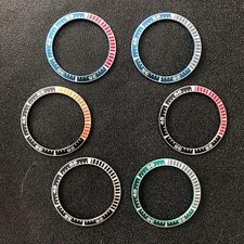 39.9MM Digital Striped Circle Month Aluminum Ring Mouth for Watch Accessory