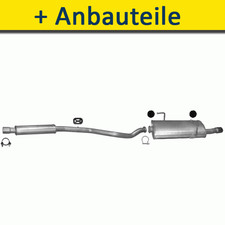 Auspuff Auspuffanlage+ für PEUGEOT 206 CC 2.0 138PS 2000-2007