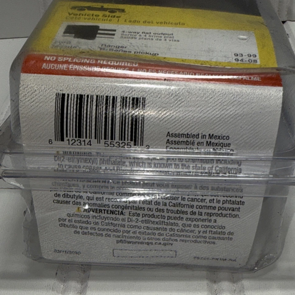 Cableado 4 planos CURT 55325 para Ford Ranger selecto, Mazda B2300, B3000, B4000 Foto 4 de 4