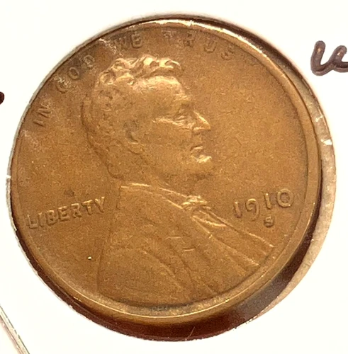1910-S Lincoln Wheat Cent Penny HIGH GRADE GEM BN AU From an Original Bank Roll