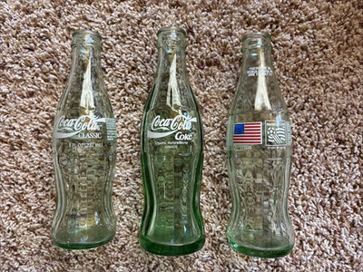 COCA COLA COKE BOTTLE  LOT GREECE CLASSIC WORLD CUP SOCCER 1994 VINTAGE