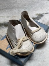 Vintage Rock A Bye Active Tred Baby Shoes 1540 With Original Box