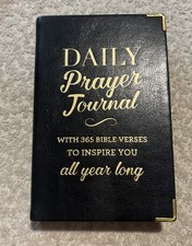 Daily Prayer Journal With 365 Bible Verses To Inspire You Soft Leather Gift Book