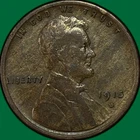 1915-D Lincoln Wheat Cent Fine F Coin #34892