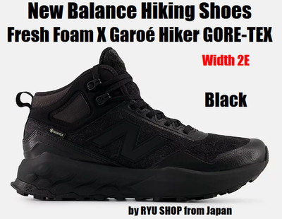 New Balance Hiking Shoes Fresh Foam X Garoé Hiker GORE-TEX MTGMGLK2 2E Black
