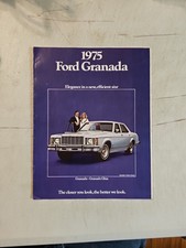 1975 Ford Granada Ghia Sedan Specification Dealership Car Auto Brochure Catalog