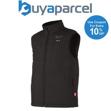 Milwaukee M12 XXL Heated Puffer Vest Gilet Black 12V M12HPVBL2 Washable BARE