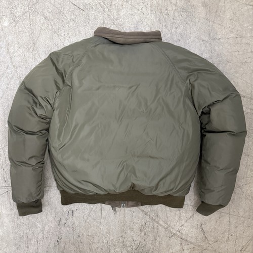 Cabelas Premier Northern Goose Down Reversible Jacket Size Large Green Full Zip - Picture 6 of 15