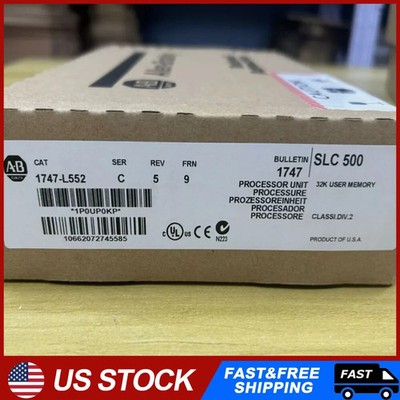 New Factory Sealed AB 1747-L552 /C SLC 500 SLC 5/05 CPU Processor Unit 1747L552