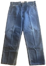Levis 540 Flex Fit Jeans Size 36x34 Medium Denim Wash 90s Orange Tag Vintage