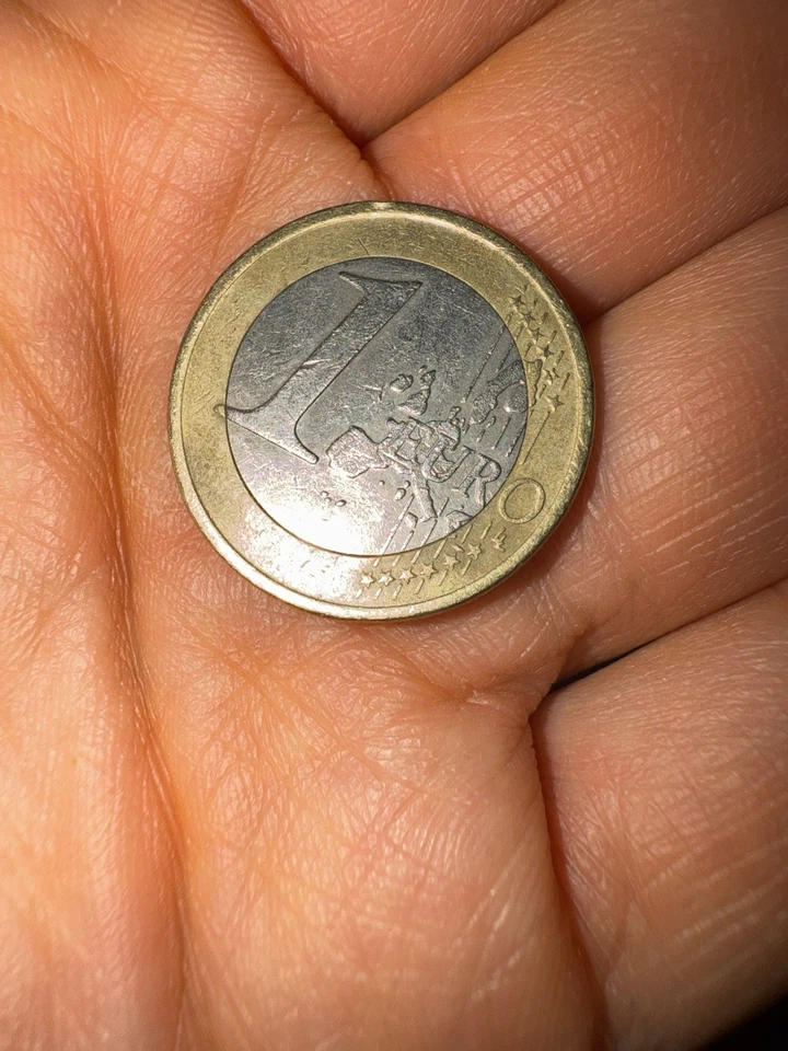 Moeda rara 1 euro 2002 Grécia - Imagem 2 de 4