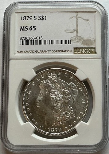 1879-S NGC MS65 Morgan Silver Dollar