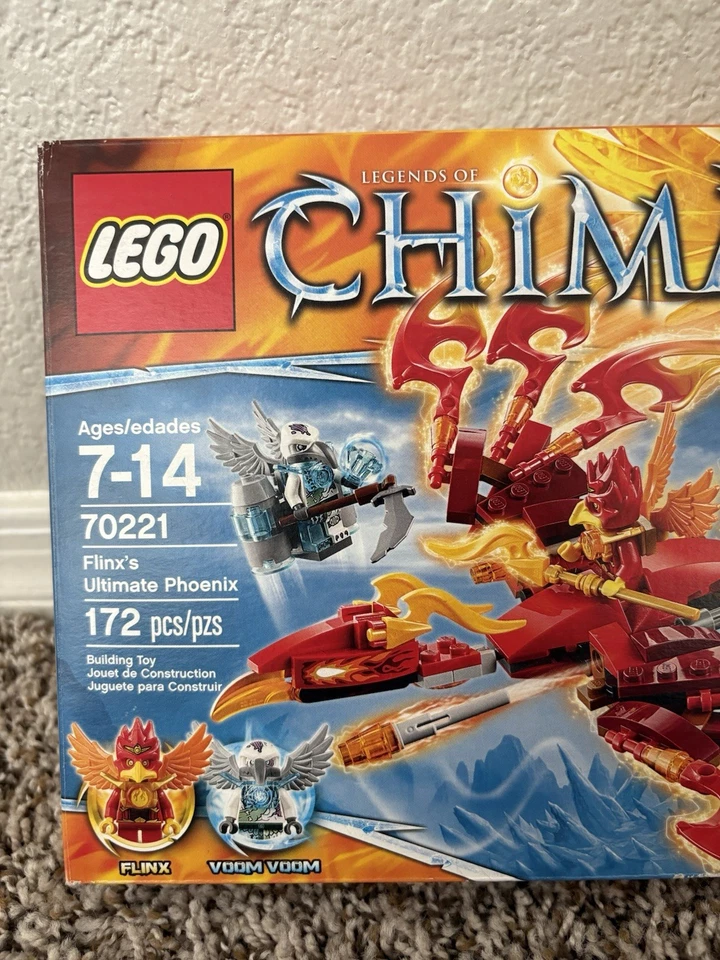 LEGO Legends of CHIMA: Flinx's Ultimate Phoenix (70221) Nuevo Precintado Foto 2 de 4